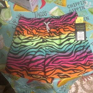 💜Art Class Rainbow Swim Trunks Vibrant Fun💜